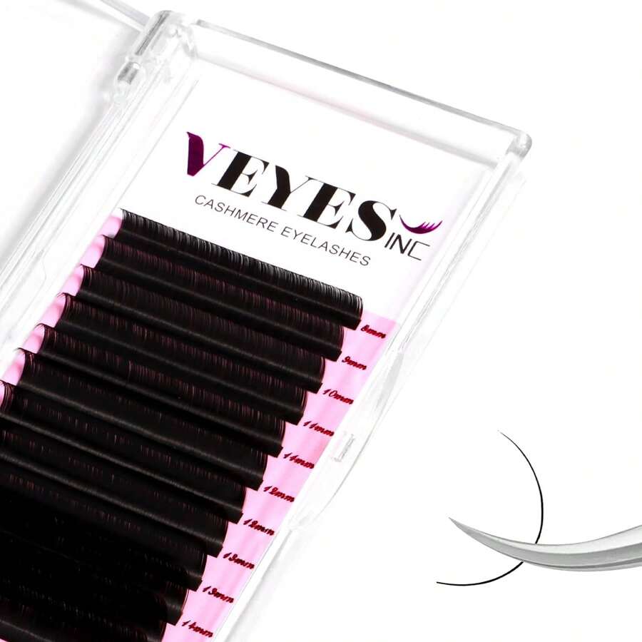VEYES Inc Cashmere Eyelash Extensions Veyelash Faux Mink Individual Volume Lashes Soft Natural Lash Extensions For Makeup - 0.03mm - View 1