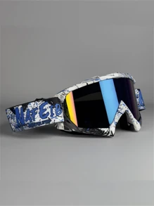 Óculos de Motocross Nafeib PC Lens, Óculos de Moto, Óculos de Moto ATV, Óculos de Esqui, Óculos à Prova de Vento, Óculos de Corrida, Óculos de Proteção para Esportes de Inverno ao Ar Livre, Óculos à Prova de Vento e Areia para Uso Decorativo Comum, Presentes do Dia dos Namorados, Presentes de Ano Novo, à Prova de Vento para Esqui na Neve