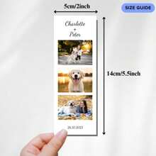 1pc/3pcs/6pcs Customized Photo Strips, Personalized Photo Booth Prints, Film Strip Prints, Customized Photo Booth Prints, Personalized Photo Booth Prints, Wedding Photo Booth Cards, Photo Booth Photo Strip Frames, Small Gifts, Wedding Announcement Cards, Valentine's Day Gifts, Anniversary Gifts, Mother's Day Gifts, Birthday Gifts, Children's Day Gifts - Long White Strip 3 Photos - View 6