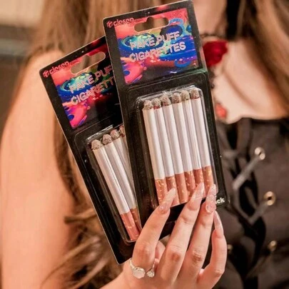 2 件/6 件逼真的仿真假香烟 - 节日派对道具 - 适合恶作剧、搞笑和角色扮演、万圣节、愚人节派对用品