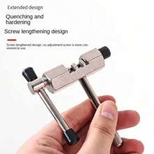 1pc Mountain Road Bike Chain Removal Tool, Chain Breaker Repair Tool - Silver - View 2