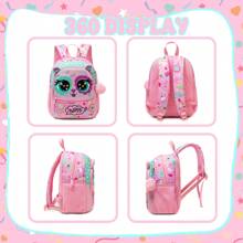 1pc Cute 13 Inch Animal Backpack Kindergarten Outdoor Sports Little Girl With Small Pendant - 13inch Animal Backpack - View 9