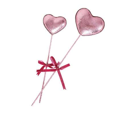 Cake Insert Cake Heart Toppers Heart Dessert Topper Heart Dessert Picks Party Cake Topper Wedding Cake Picks Wedding Decor