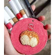 Textured Painting Foam Art Kit For Kids DIY, Creative Absorbent Vertical Sponge Brush Handcraft Squishies, Requires Acrylic Markers For Painting - Multicolor - View 7