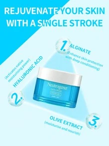 Neutrogena 1瓶50克韩国兰芝水库保湿霜，玻尿酸保湿凝露，适合干性、油性肌肤，日常保湿 - 藍色保濕凝露50g 補水滋潤 - 查看 2