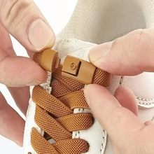 1/4 pares para hombres y mujeres, cordones elásticos de fácil clip sin atar - 1 par, material de poliéster y spandex, cordones sin texto para zapatillas