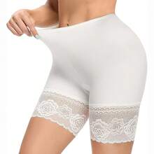 Anti-Emptied Women Shapewear Shorts Pants Ladies Slimming Tummy Control Underwear Boyshorts Body Shaper Thigh Slimmer Underpants Knickers Panties Under Dress Briefs Panty - White - View 2