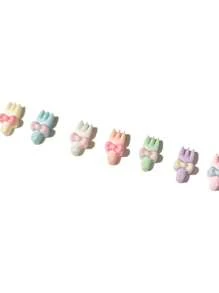 50Pcs Super Cute Love Spoon Fork Trowel Jewelry Accessories Diy Nail Art Resin Craft Butterfly Decoration Nail Supplies Nails Nail Charms Nail Gems - Multicolor - View 11