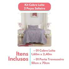 Single Bedspread Quilt Kit For Boy Girl 2 Pieces Children's Printed Bed Pink Blue Green