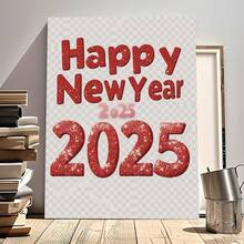 1 Pc 2025 Wooden Framed Canvas Painting -  Thickness 2.25cm/0.9inch,Home Gift Decoration, Room Decoration Aesthetic, Wall Decoration Art, Perfect Gift, Autumn And Winter Wall Decoration, Living Room Decoration, Bedroom Decoration, Kitchen Decoration, Entry Decoration, Bathroom Decoration, Direct Wall Painting, High Quality Wall Painting Poster