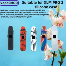 VapeSMOD Silicone Protective Case For XLIM Pro/XLIM Pro 2, Full Screen Coverage Rubber Soft Shell Protection Case