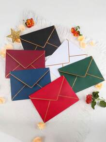 5/25/50 件装 VIP 信封套装，适用于婚礼请柬，包含会员卡信封、请柬信封、贺卡信封、迷你银行卡信封、护照印章式身份证信封、哑光黑会员卡、迷你烫金 VIP 信封，也适用于家居装饰、万圣节、感恩节、圣诞节等场合。 - 彩色 - 查看 9