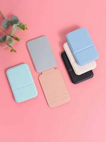 1 件折叠化妆镜，桌面立式化妆镜，便携式迷你镜子，适合个人梳妆，宿舍桌面和办公室使用，可调节便携式折叠镜，袖珍镜。返校