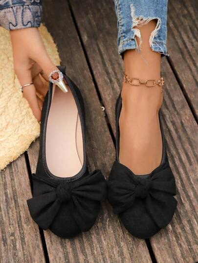 休闲豹纹玛丽珍平底鞋，纽扣装饰，女士圆头一脚蹬鞋 - 四季舒适，TPR 外底