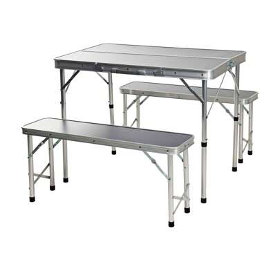 Well Home Conjunto de piquenique Wellhome Camping com mesa e 2 bancos. Envio grátis em 24/48 horas