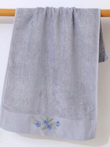 1/4 Pcs Set Peony Embroidery Design Hand Towel, Size: 34cm*74cm, Plush Soft, Ultra Absorbent, Quick Drying Towel, Staple Rayon, Knit Fabric, Bath Towel, Face Towel, Suitable For Home, Hotel, Bathroom, Spa, Swimming Pool Home Bathroom Decor Fall Decor Back To School For Beauty Salon Home Bathroom Shower Towels For Beaty Salon, Hotel Sports,Home Essentials, Towel, Skin Care