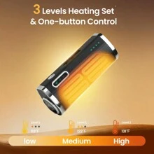 5PCs Hand Warmer Rechargeable 5000mAh, USB C Power Bank, 3 Settings, Glove Accessories, Magnetic Electric Hand Warmer, Portable Charger, Gift, Women, Men, New Year's Birthday Category: Outdoor Hand Warmers - 5PC - 查看 2