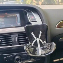 1pc Car Vent Decor Safety Seat, Doll Toy Accessory Chair, Air Vent Aromatherapy Clip, Car Safety Seat Decoration, Vent Clip, Birthday/Holiday Gift, Cute Car Interior Accessory Gifts Graduation