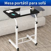 Ajustable Mesas Laterales Escritorio Mesa Auxiliar Mesa Para Jardín Soporte Para Laptop Pupitres Mesa Para Laptop Con Ruedas Y De Altura Ajustable - Negro - Ver 7