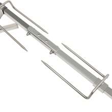 53Inch Portable Camping BBQ Charcoal Rotary Grill, Stainless Steel Outdoor Pig And Lamb Cooker Grill, Charcoal Fire Rotary Grill Barbecue Grill - 銀色 - 查看 9