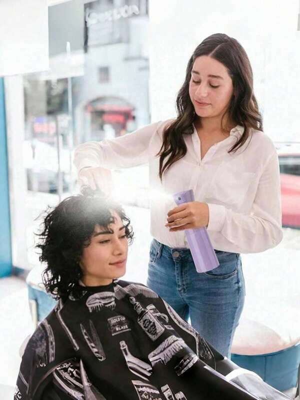 1pc 200ml/7oz Hand Pressed Spray Bottle, Gardening Spray Bottle, Hairdressing Spray Bottle, Cleaning Spray, Suitable For Hair Spray, Plant Watering, Body Moisturizing, Home Cleaning And Other Multi-Functional Spray Bottles