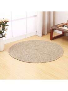 1 pièce Tapis de sol rond en polyester tissé à la main, lavable, convient pour la cuisine, la maison, les mariages, les fêtes et la décoration de la ferme