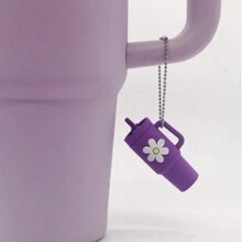 11件/1件裝保溫杯裝飾吊飾組，適用30盎司與40盎司杯子，可手洗 - 彩色 - 查看 11