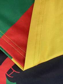 Đầm đi nghỉ hè cỡ lớn, thời trang, cổ chữ V, in họa tiết, có túi, thanh lịch. - trái cam - Xem 5