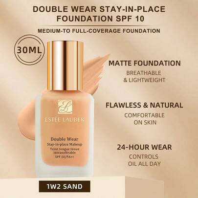 Estée Lauder 1 أونصة سائلة / 30 مل أساس طويل الأمد لا ينتقل - 1W2 رملي