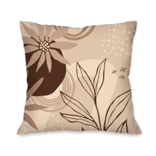 Set Of 4 Cushion Covers For Home Decor 45X45cm Rustic Harmony - Màu be - Xem 5