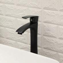 19"X15" Rectangle Vessel Bathroom Sink And Matte Black Single Lever Faucet Combo,Christmas,ModernMingle