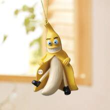 1pc New Avocado & Banana Fruit Acrylic Keychain, Car Rear View Mirror Charm, Backpack Pendant Decor, Suitable For Car Mirror, Backpack, Holiday Party Accessory Key Chain - Multicolor - View 10