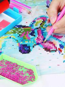Diamond Art Tool Set, Multi-Functional Tool Set, Including Storage Box, Dot Pen, And Roller, Suitable For Beginners