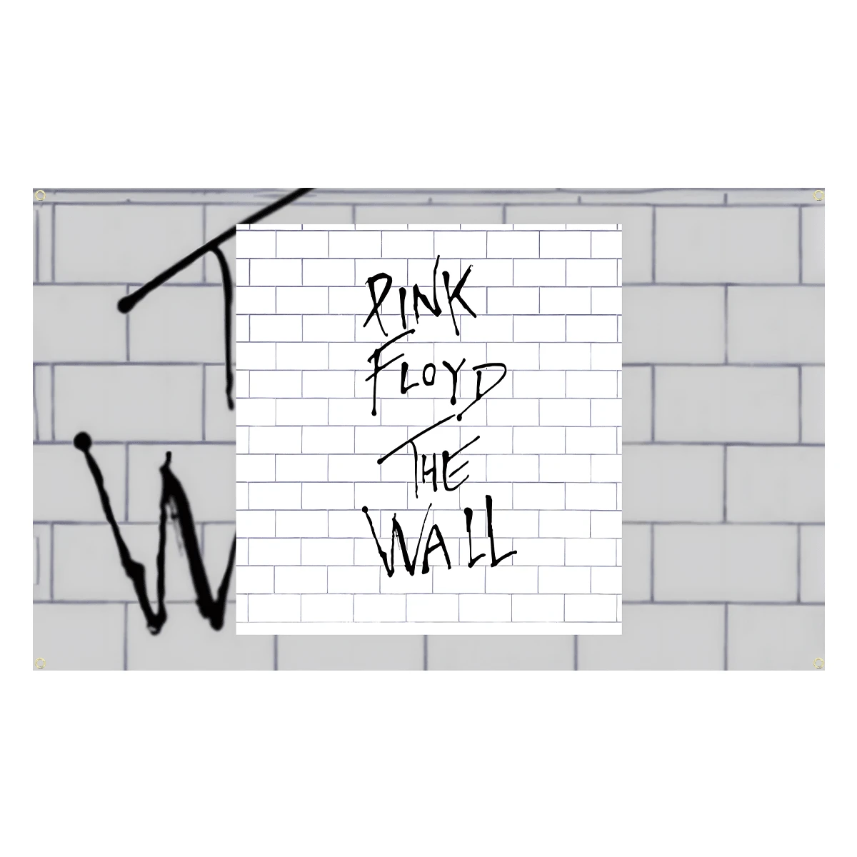 1 pieza Bandera de la portada del álbum The Wall de 3X5Ft, tapiz decorativo personalizado de moda, póster de estrella de rap para decorar la pared del dormitorio universitario