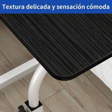 Ajustable Mesas Laterales Escritorio Mesa Auxiliar Mesa Para Jardín Soporte Para Laptop Pupitres Mesa Para Laptop Con Ruedas Y De Altura Ajustable - Negro - Ver 5