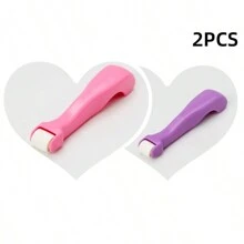 1 pieza/2 piezas Herramienta de ondulado rotativo de acolchado, pie prensador para plisado de tela, herramienta de prensado para bordado, apliques, tela y papel artístico