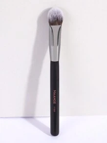 MAANGE 1pc Triangle Brush, Protable Smudge Cosmetic Brush Makeup Brush With Foundation Brush Blush Brush Loose Powder Brush Contour Brush Highlighter Brush Makeup Tools Gift For Women & Girl Travel Makeup Brush ﻿ - 黑色 - 查看 2