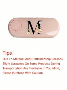 1pc Creamy/Monet-Style Solid Color Glasses Case, New And Simple Design, Convenient And Portable With Waterproof And Dustproof Function