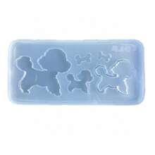 Puppy Mold Resin Casting Mold Silicone Mold Accessories Resin Liquid Mold Resin Keychain Silicone Mold Resin Mold