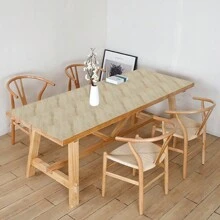 1 卷木纹壁纸，自粘 PVC 墙纸适用于厨房、客厅、浴室、卧室墙壁、橱柜和家具翻新装饰，翻新贴纸可撕墙板，墙纸，壁纸，春季装饰品让您的家焕然一新，拉玛装饰贴纸 - 棕色 - 查看 8