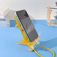 1 pieza de molde de silicona para hacer soporte para teléfono móvil, que tiene un significado conmemorativo y le permite experimentar la diversión de hacer artesanías. Es una buena opción de regalo para el Día de San Valentín