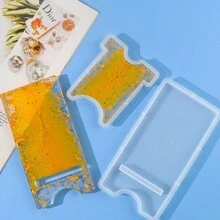1 pieza de molde de silicona para hacer soporte para teléfono móvil, que tiene un significado conmemorativo y le permite experimentar la diversión de hacer artesanías. Es una buena opción de regalo para el Día de San Valentín