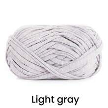 Premium Polyester T-Shirt Fabric Crochet & Knitting Yarn - 1Pc, 100G Each, 30m Length - Ideal For DIY Projects, T-Shirts, Slippers & Baskets, Fabric Strip Handmade Weaving Diy Bag, Shoe, Carpet, Organizing Basket Thread