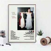 Tranh không khung bìa album nhạc "Everything I Know About Love" của Laufey, poster nhạc cổ điển, tranh treo tường trang trí phòng ngủ, phòng học, tranh canvas, tranh nghệ thuật trang trí nhà cửa, phòng khách, nhà hàng, nhà bếp. - Nhiều màu - Xem 12