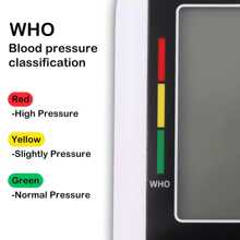 NetHong 2025 Digital Automatic Blood Pressure Monitor Upper Arm BP Machine Heart Rate - White - View 9