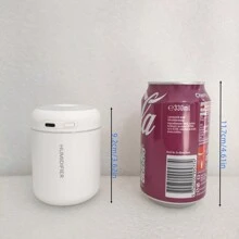 1 pièce Nouvel humidificateur et diffuseur d'huiles essentielles multicolore à USB, humidificateur d'air compact de 180 ml pour beauté, chambre à coucher, voiture, maison, dortoir - Rechargeable via USB, sans pile incluse