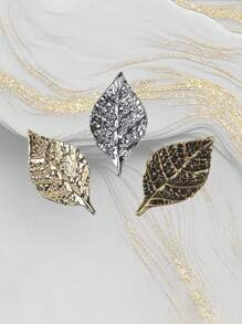 1 st Vintage Golden Leaf kastgrepen, enkel gat Scandinavische stijl meubelgrepen, decoratieve metalen ladeknoppen handgrepen voor keukenkast kast garderobekast deur accessoires hardware