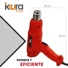 Adir Pistola Calor 600°c 1500W 807 - Rojo - Ver 2