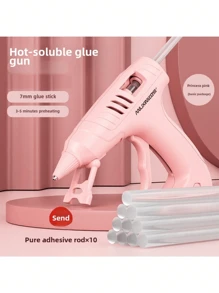 JMMO Cordless Hot Melt Glue Gun, USB Rechargeable Cordless Glue Gun, With 10 Glue Sticks, Suitable For DIY Handicrafts, Art Home Repairs - Multicolor - View 7