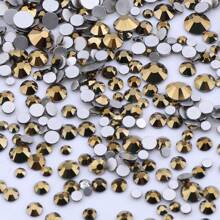 1440pcs Mixed SS3-SS20 Flat Back Glass Silver Base Rhinestones, DIY Nail Art Accessories - Multicolor - View 11